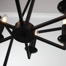 Panama Steel 6 Light Pendant